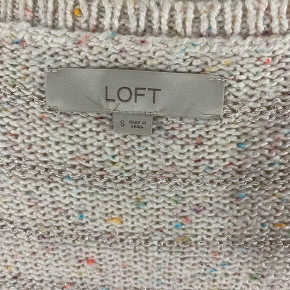 LOFT Crewneck Sparkle Sweater - Picture 3 of 8